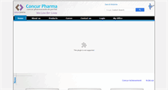 Desktop Screenshot of concurpharma.com